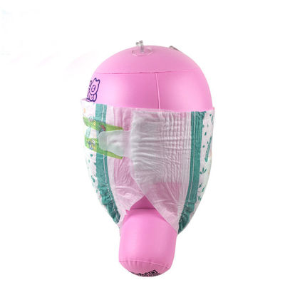 Van katoenen het Beschikbare Pasgeboren Super Absorberende Polymeer Babyluiers 8lb