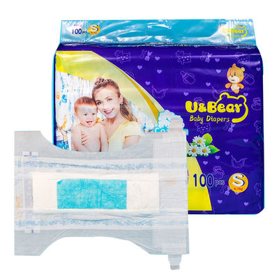 3D van de het Kanaal Pasgeboren Baby van de Lekpreventie de Luiers Beschikbare Waterdichte Nappies