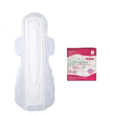 De dag gebruikte Gevleugeld Katoenen Maandverband 240mm Uiterst dun met Leakguard