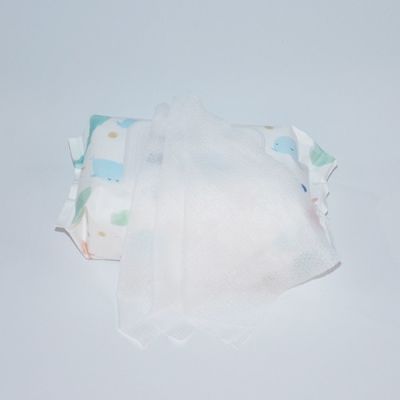 Veegt de Natuurlijke Organische Baby van het douaneembleem 40gsm niet Geweven Spunlace af