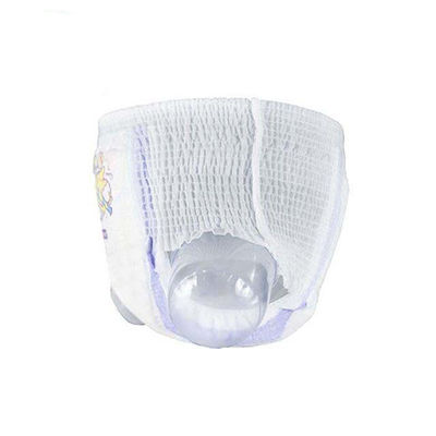 In te ademen Backsheet-Broektype Luiers Witte ADL Grootte 4 trekt Nappies uit