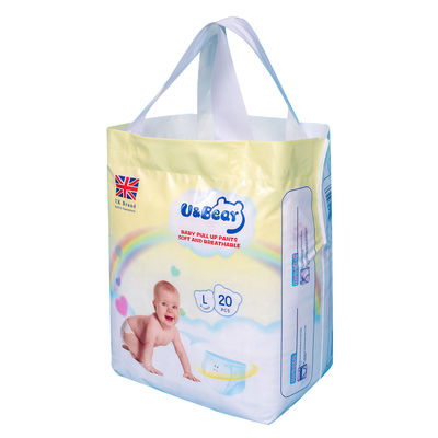 De regelbare Pluispulp trekt de Broek van de Babyluier uit