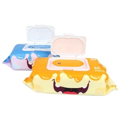 De duidelijke Natte Patroon Zuivere Baby veegt niet Giftige 100pcs af Geen Kleurstof