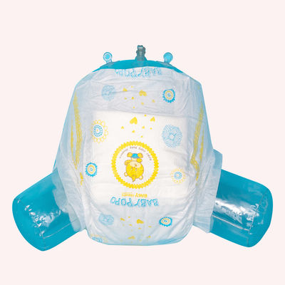 De Babynappies van de pluisvezel de Beschikbare 3D Luiers van de de Vochtigheidsindicator van de Lekpreventie