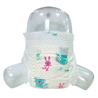 3D Zachte In te ademen de Babyluier van de Lekpreventie met Hydrofiele Niet-geweven Topsheet