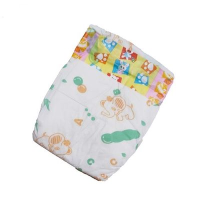 Gedrukte Zachte de Babyluier van Clothlike Backsheet met de Elastische Broeksband van Spandex