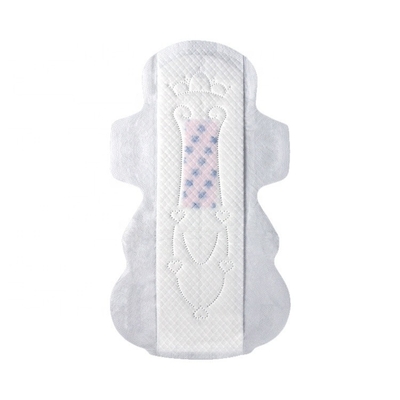 Gevleugeld Katoenen Vrouwelijk Stootkussen 245mm Daggebruik Dame Sanitary Napkin