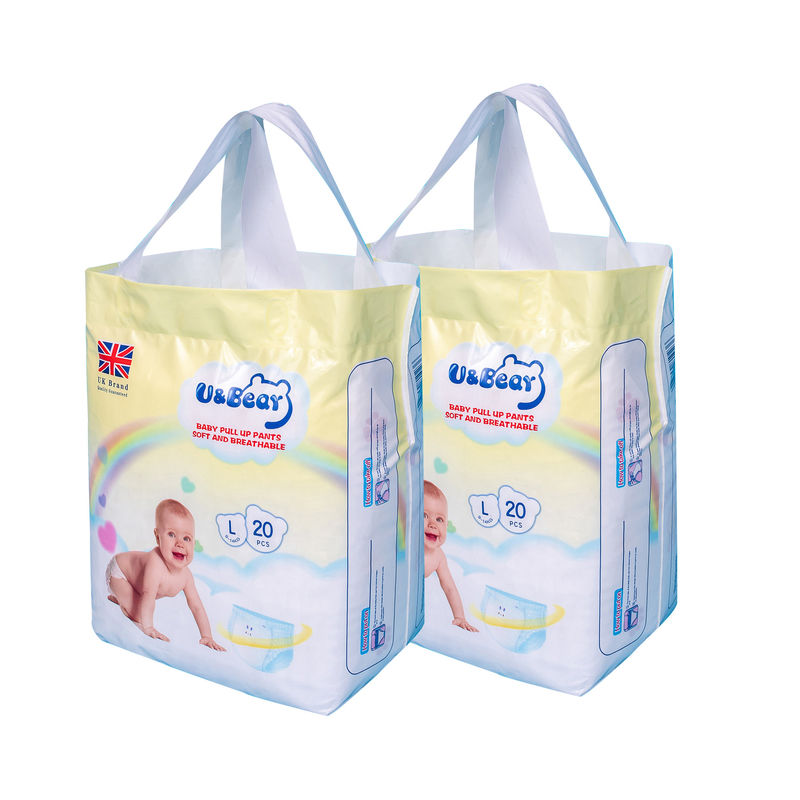 3M Side Tape Baby trekt Nappy Broek Pasgeboren Luiers met Vochtigheidsindicator uit