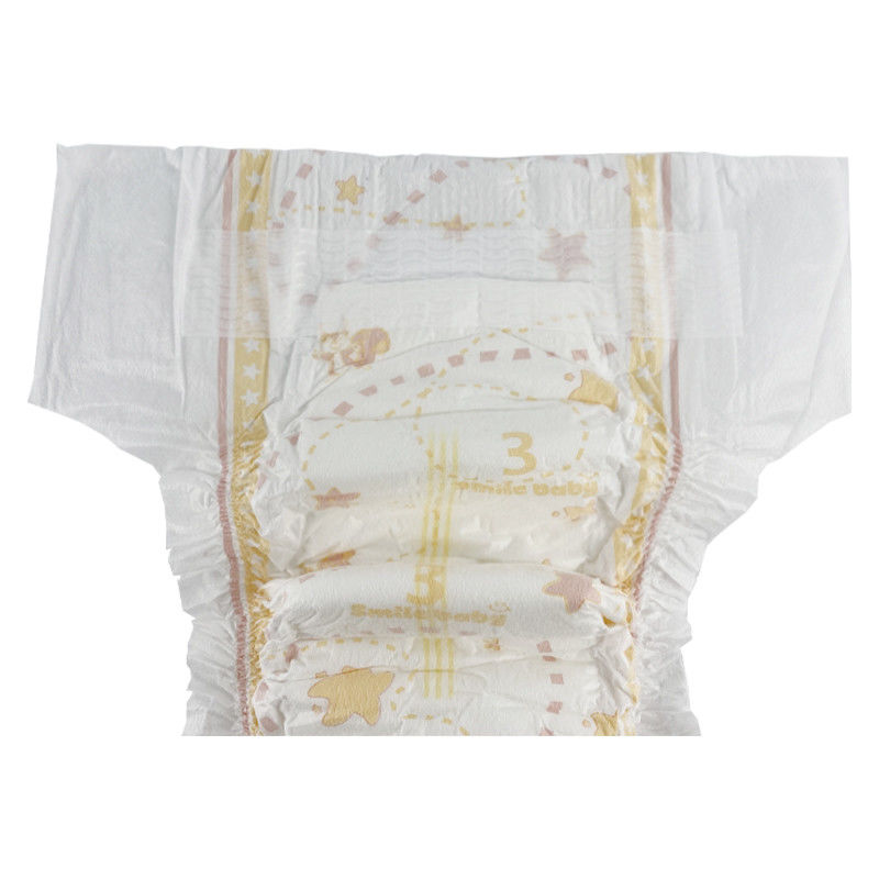 De kleur drukte de Niet-geweven Beschikbare Broek van de Babyluier met Clothlike Backsheet